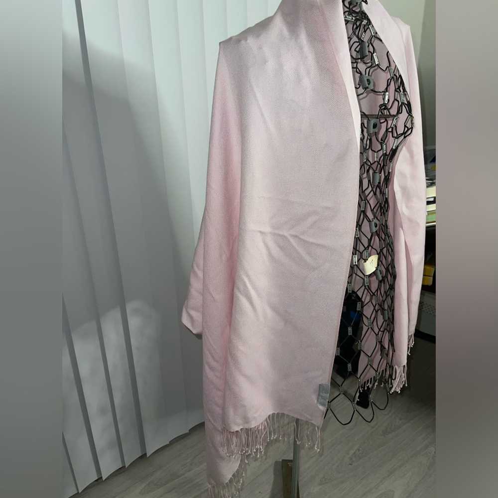 Pink Cashmere scarf